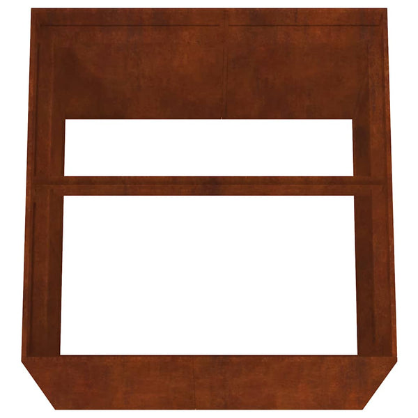 Cortenstahl Pflanzkübel 80x80x80 cm