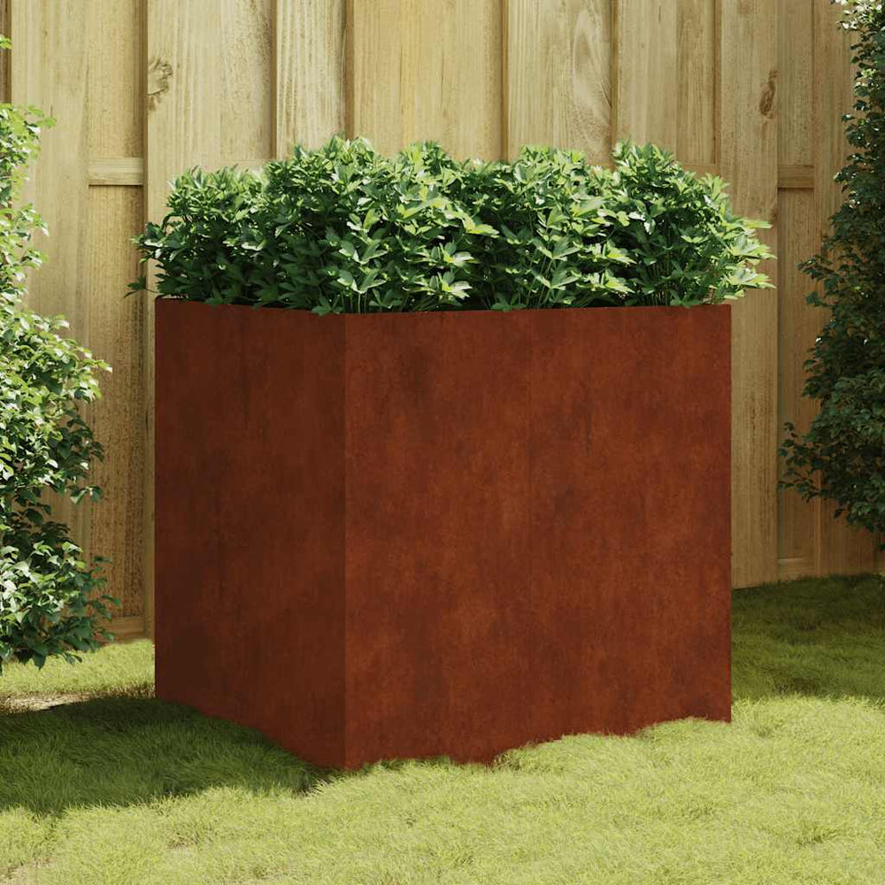 Cortenstahl Pflanzkübel 80x80x80 cm