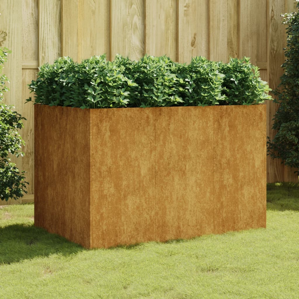 Cortenstahl Hochbeet 120x80x80 cm