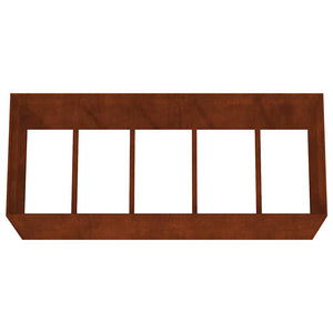 Cortenstahl Hochbeet 200x80x80 cm
