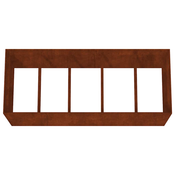 Cortenstahl Hochbeet 200x80x80 cm