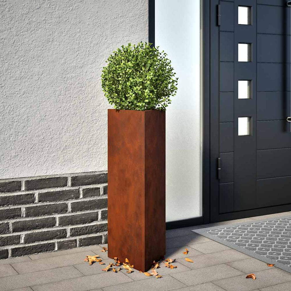 Cortenstahl Pflanzkübel 30x26x75 cm