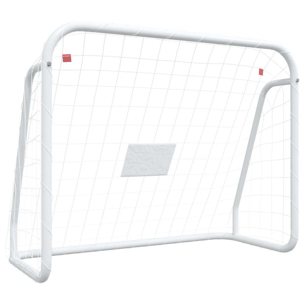 Fußballtor mit Netz 125cm Weiß
