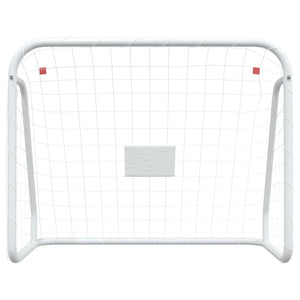Fußballtor mit Netz 125cm Weiß