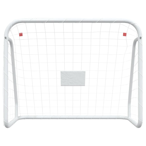 Fußballtor mit Netz 125cm Weiß