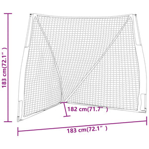 Tragbares Baseballnetz 183cm