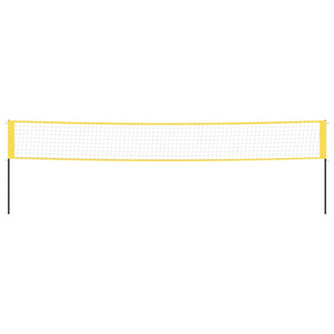 Badmintonnetz 600x155 cm Gelb Schwarz