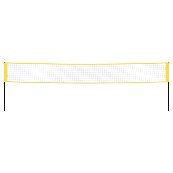 Badmintonnetz 600x155 cm Gelb Schwarz