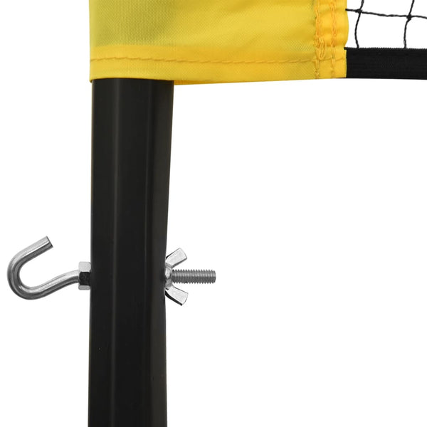 Badmintonnetz 600x155 cm Gelb Schwarz