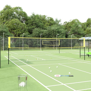 Badmintonnetz 600x155 cm Gelb Schwarz