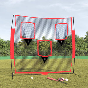 Tragbares Baseballnetz 183x105x183cm