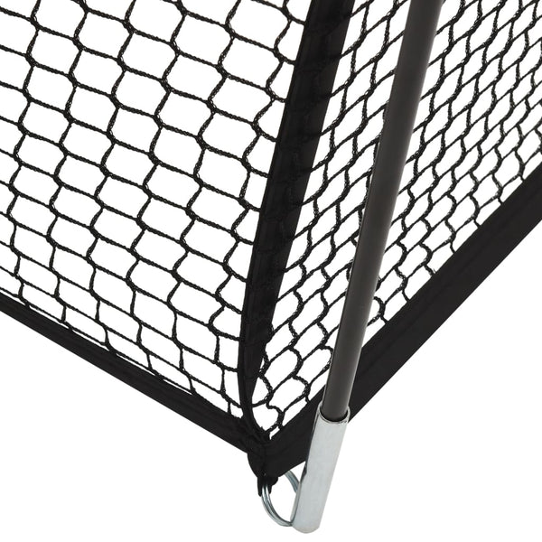vidaXL Cage de frappe de baseball noir 600x400x250 cm polyester