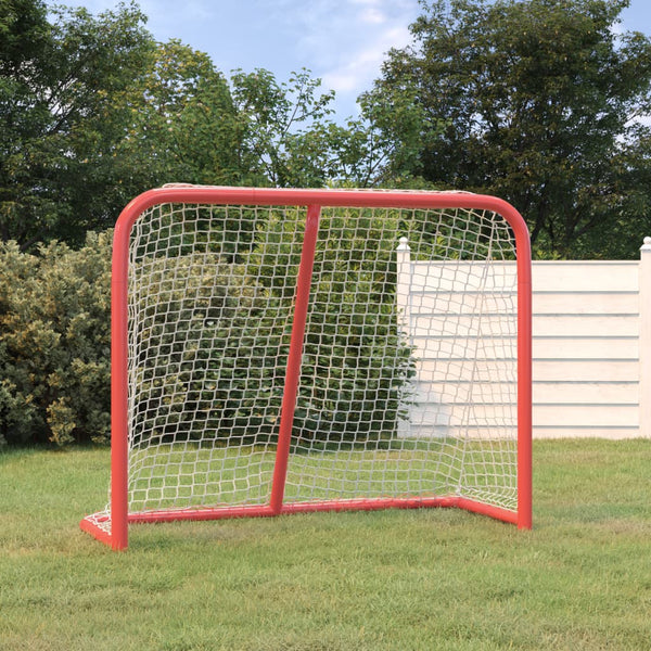 Hockey Tor Rot und Weiß 183 cm