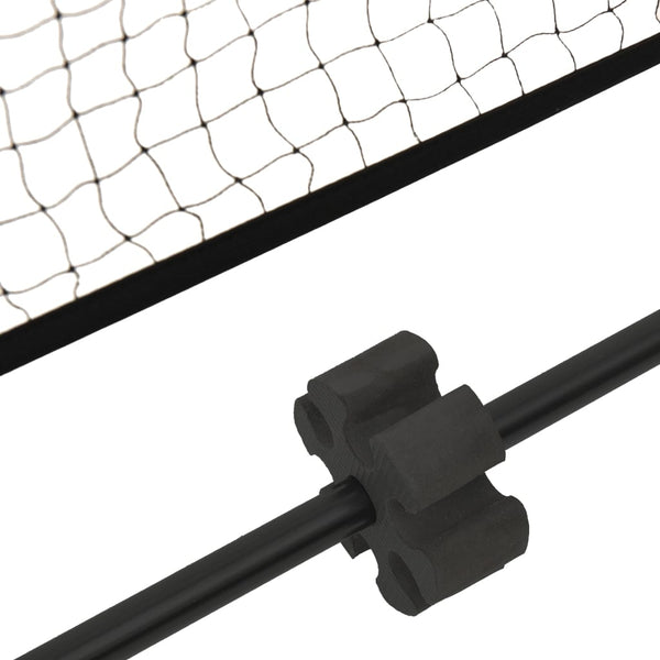 Tennisnetz 300x100 cm Schwarz/Rot