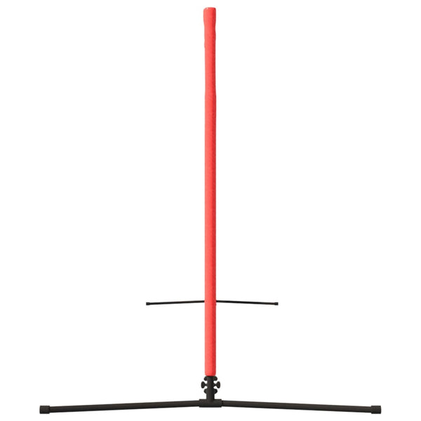 Tennisnetz 400x100 cm Schwarz/Rot