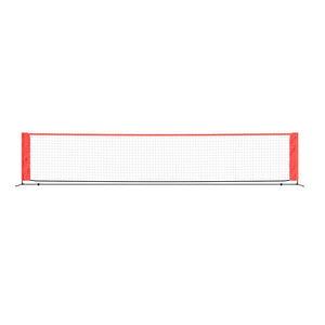 Tennisnetz 500cm Schwarz-Rot