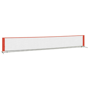 Tennisnetz 600cm Schwarz und Rot