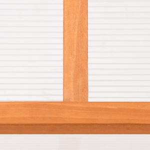 Orangefarbenes Gewächshaus aus Tannenholz, 110 cm