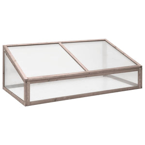 Graues Tannenholz Gewächshaus 110x56x39cm