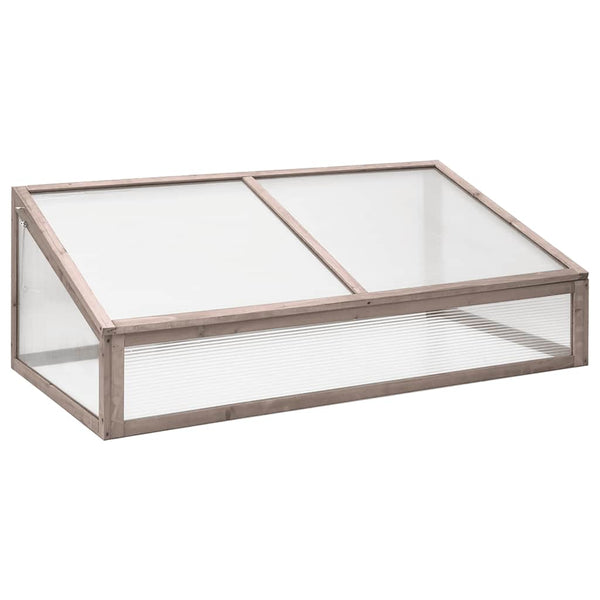 Graues Tannenholz Gewächshaus 110x56x39cm