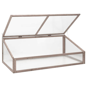 Graues Tannenholz Gewächshaus 110x56x39cm