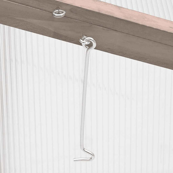 Graues Tannenholz Gewächshaus 110x56x39cm