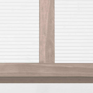 Graues Tannenholz Gewächshaus 110x56x39cm