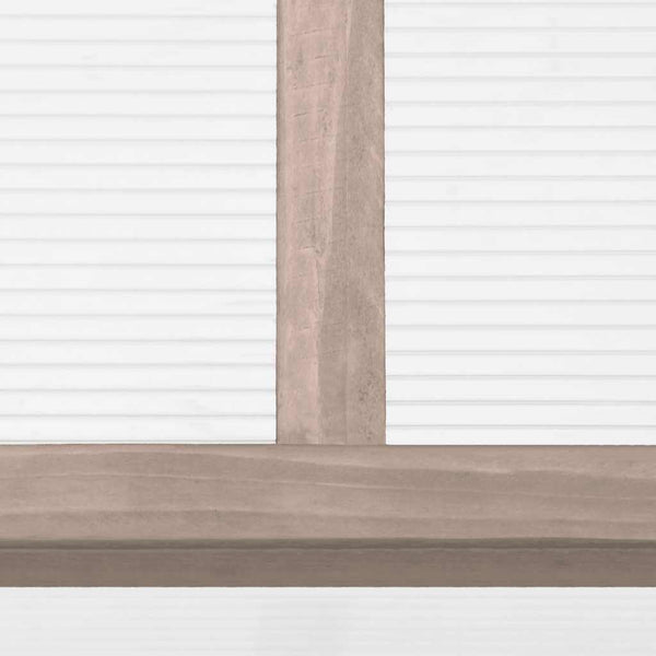 Graues Tannenholz Gewächshaus 110x56x39cm