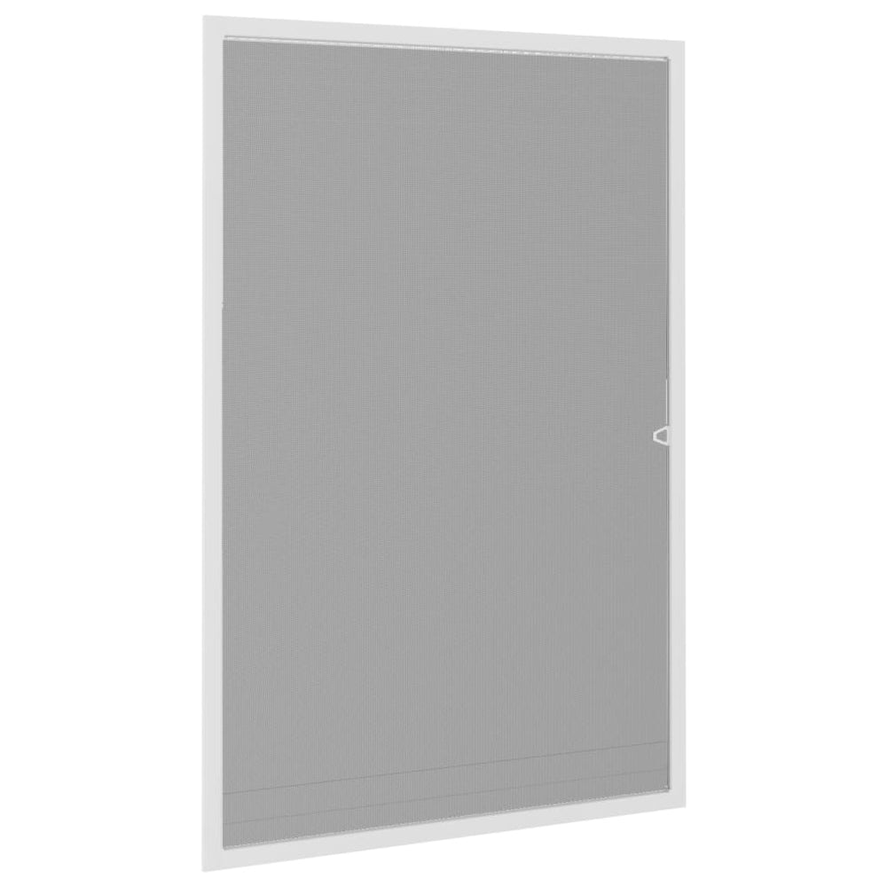 vidaXL Moustiquaire de fenêtre blanche 80x120 cm