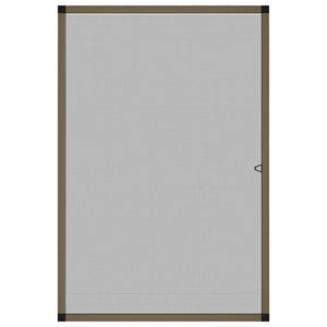 Insektenschutz für Fenster Braun 80x120 cm