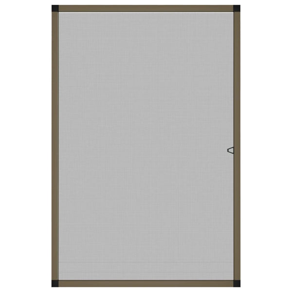 Insektenschutz für Fenster Braun 80x120 cm