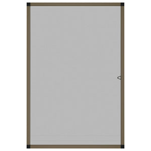 Insektenschutz für Fenster Braun 90x120 cm