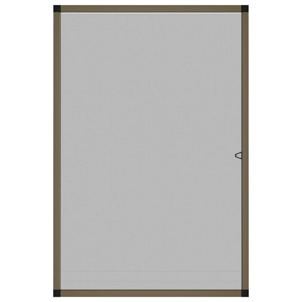 Insektenschutz für Fenster Braun 90x120 cm