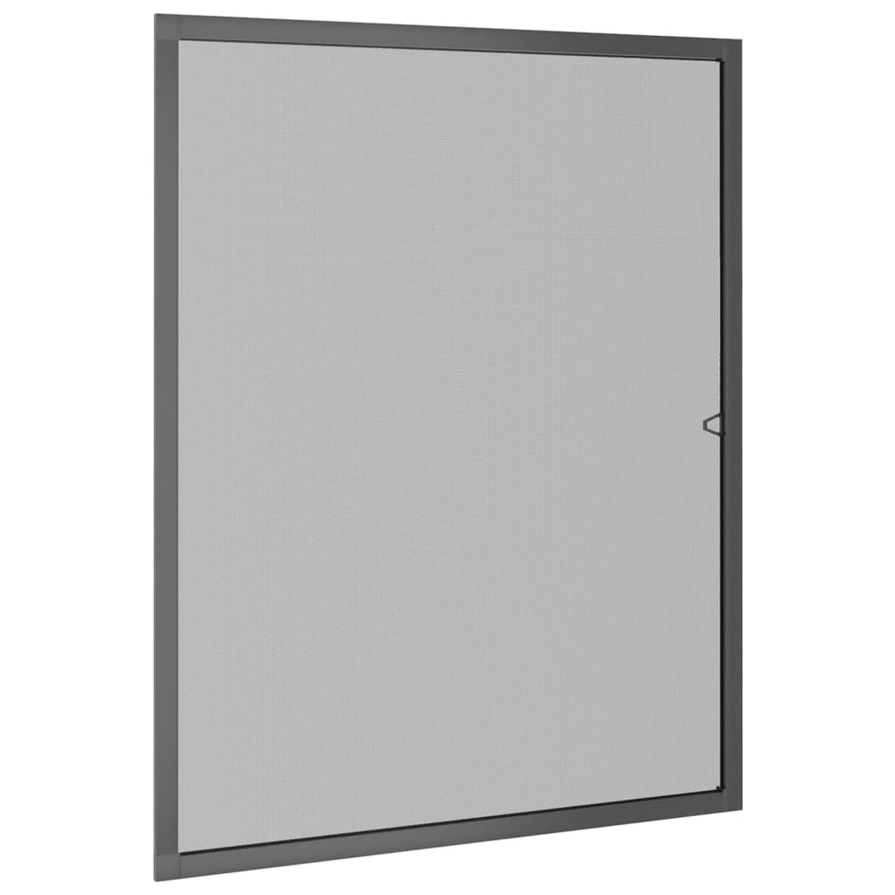 vidaXL Moustiquaire de fenêtre anthracite 80x100 cm