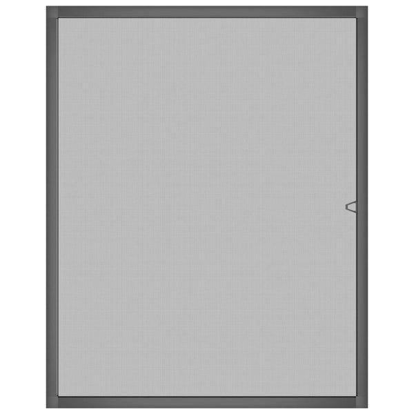 Insektenschutz für Fenster Anthrazit 80x100 cm