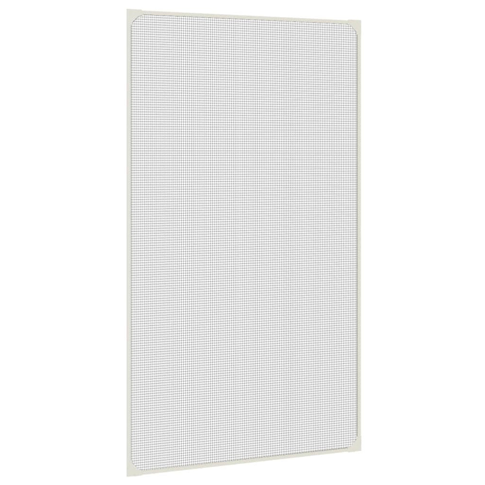 vidaXL Moustiquaire magnétique de fenêtre Blanc 80x140 cm