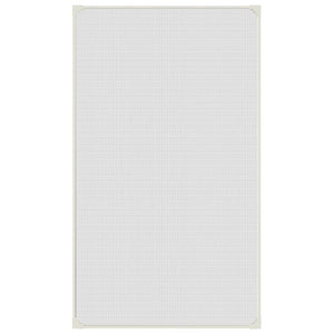 Magnet-Insektenschutz für Fenster Weiß 80x140 cm