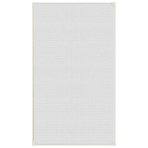 Magnet-Insektenschutz für Fenster Weiß 80x140 cm