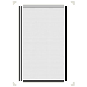 Magnet-Insektenschutz für Fenster Weiß 80x140 cm