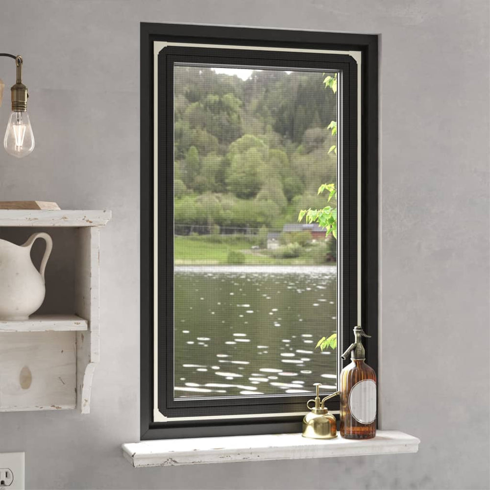 vidaXL Moustiquaire magnétique de fenêtre Blanc 80x140 cm