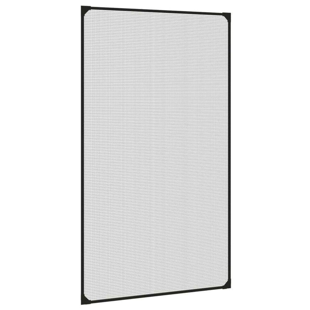 vidaXL Moustiquaire magnétique de fenêtre anthracite 80x140 cm