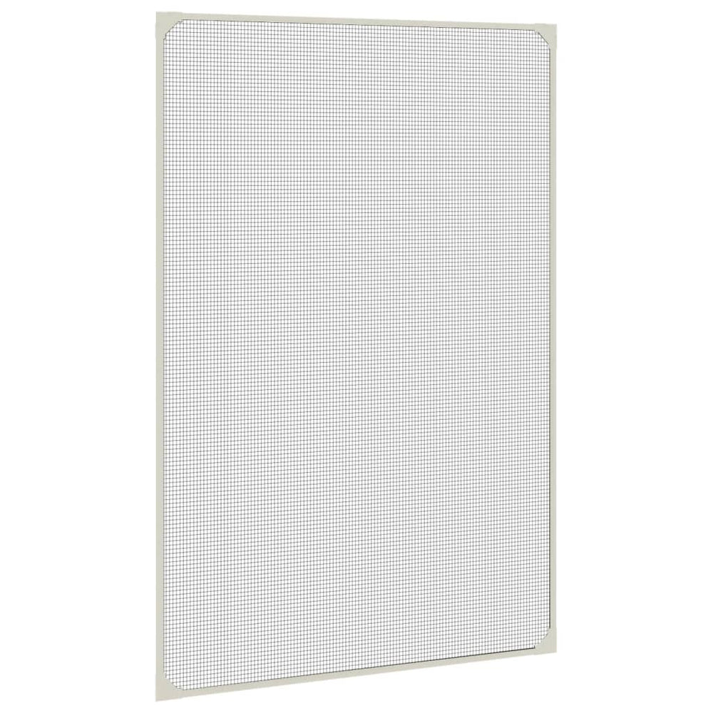 vidaXL Moustiquaire magnétique pour fenêtre Blanc 80x120 cm