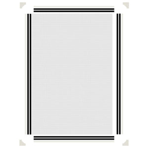 Magnet-Insektenschutz für Fenster Weiß 80x120 cm