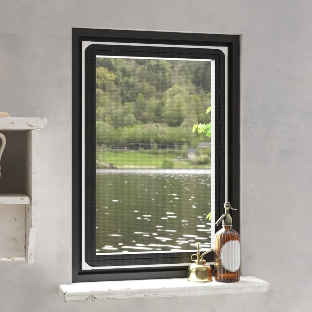 vidaXL Moustiquaire magnétique pour fenêtre Blanc 80x120 cm