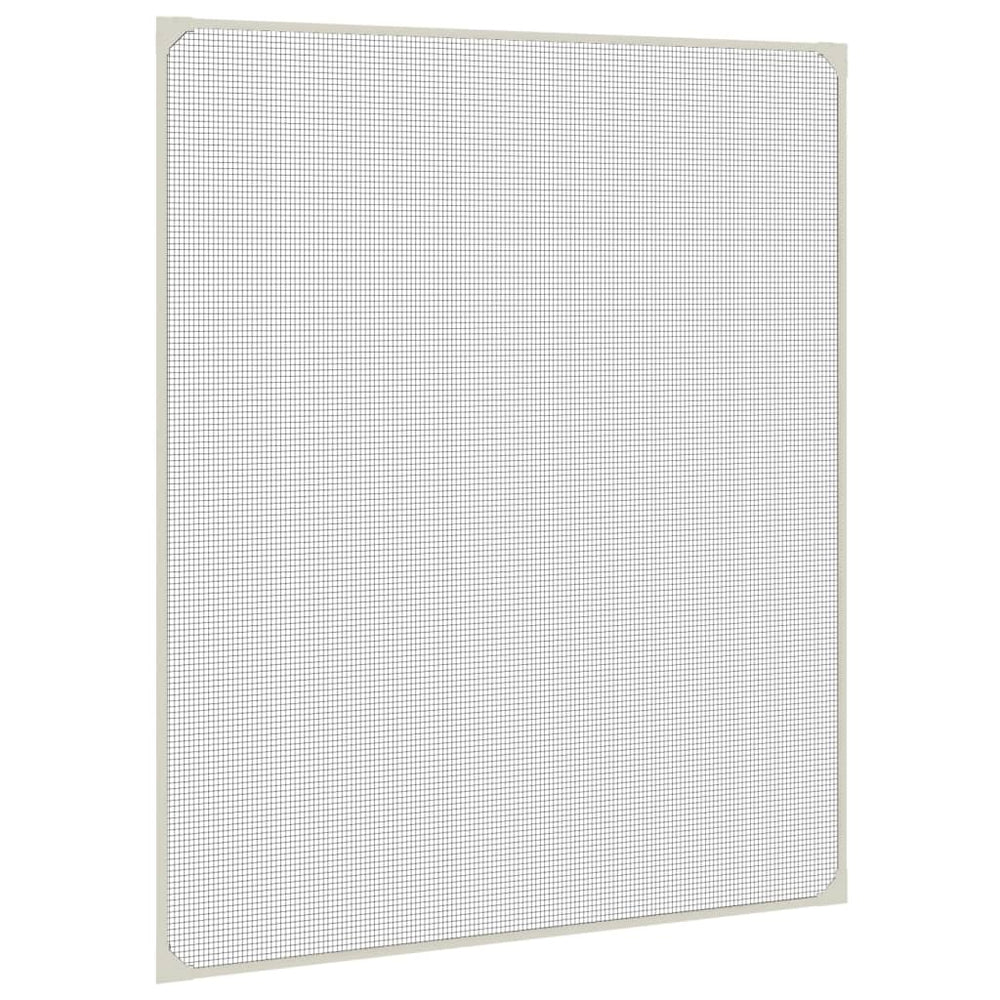 vidaXL Moustiquaire magnétique pour fenêtre Blanc 100x120 cm