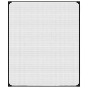 Magnet-Insektenschutz für Fenster Anthrazit 100x120 cm
