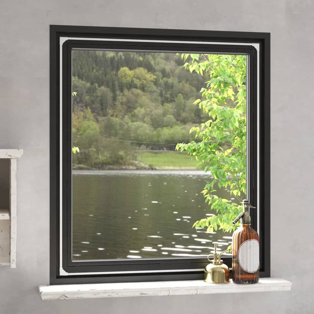 vidaXL Moustiquaire magnétique pour fenêtre Blanc 120x140 cm