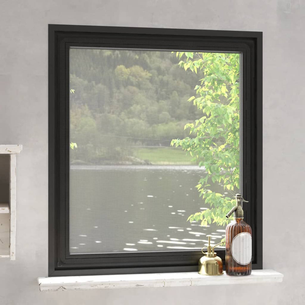 vidaXL Moustiquaire magnétique pour fenêtre, anthracite, 120x140 cm