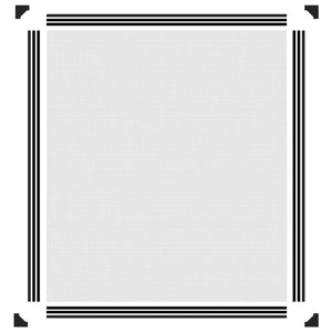 Magnet-Insektenschutz für Fenster Anthrazit 130x150 cm