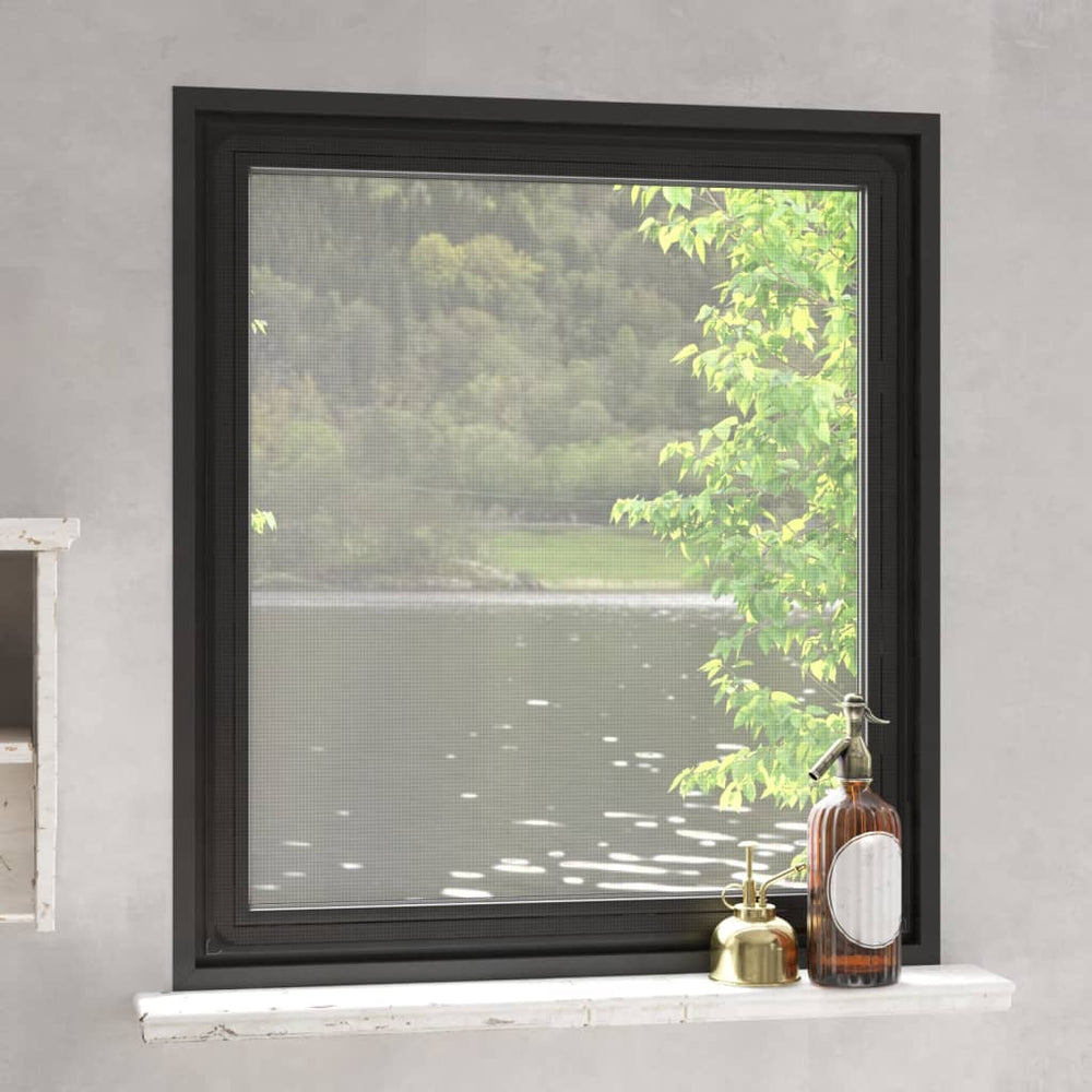 vidaXL Moustiquaire magnétique pour fenêtre Anthracite 130x150 cm